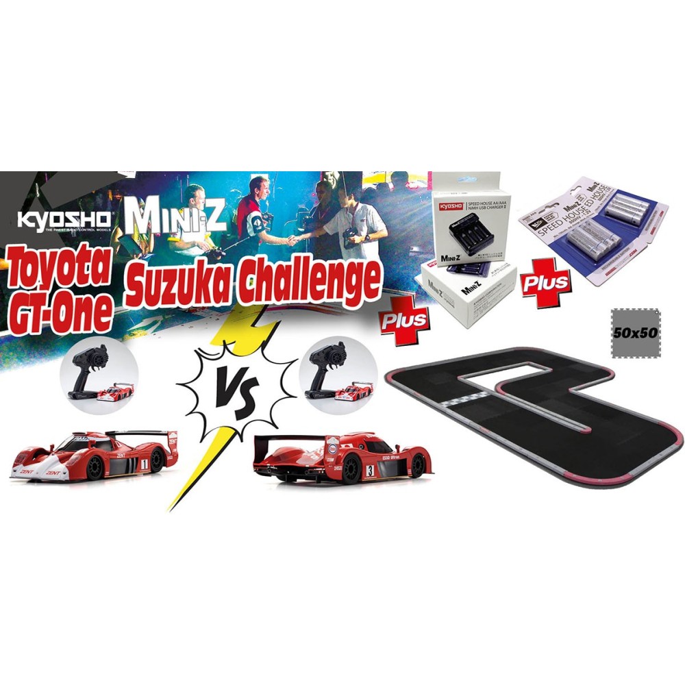 Mini-Z Grand Prix Circuito 50 Toyota GT-One LM ReadySet Kyosho K.87053-GTONE Mini-Z Grand Prix Circuito 50 Toyota GT-One LM ReadySet Kyosho K.87053-GTONE