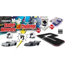 Kyosho Grand Prix Circuit 50 Mini-Z Mercedes Sauber LM ReadySet K.87053-SAUBER