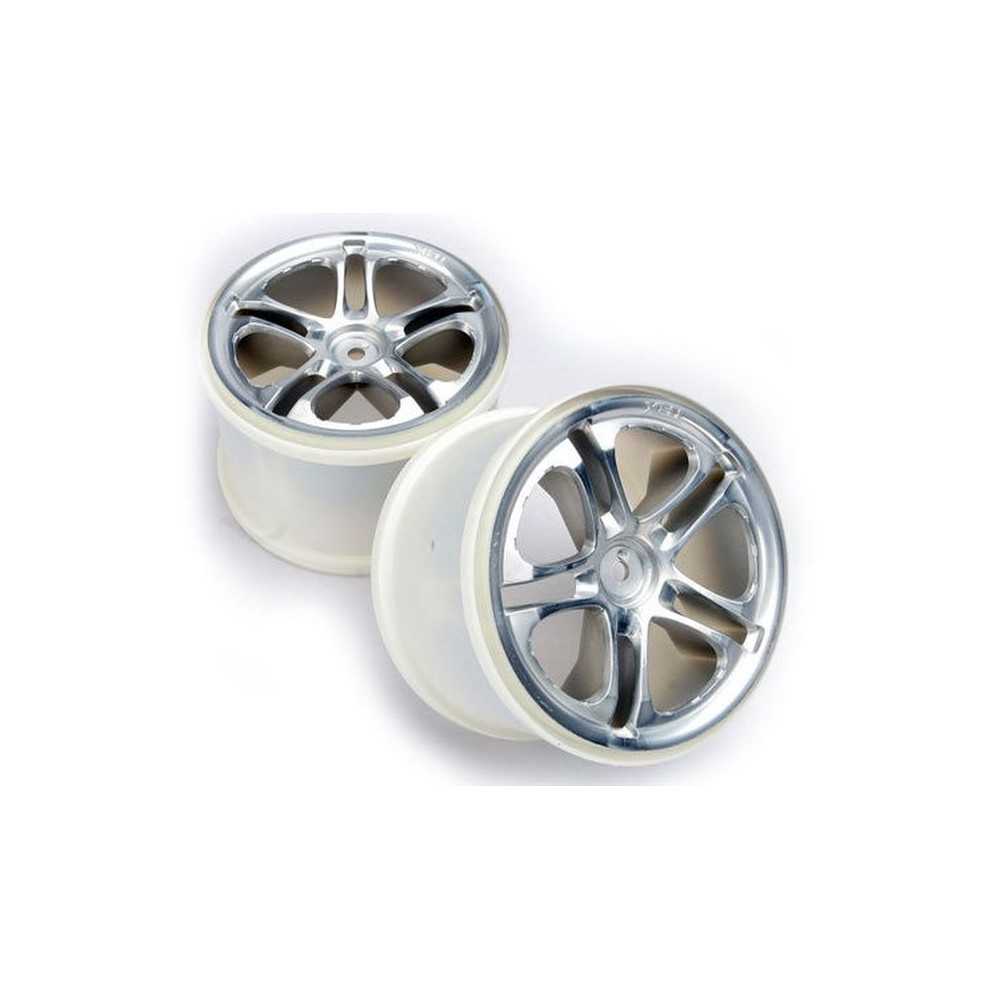 Traxxas Wheels ss (split spoke) 3.8 (satin) (2) (fits revo maxx ser ) TRX5172 Traxxas Wheels ss (split spoke) 3.8 (satin) (2) (fits revo maxx ser ) TRX5172