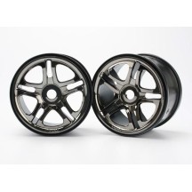 Llantas cromo negro partidas 3.8 Traxxas TRX5172A