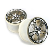 Llantas cromadas partidas 3.8 para series Revo Maxx Traxxas TRX5172X