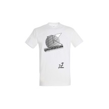 Camiseta K-Circle22 blanca tamaño XXL Kyosho K.88023XXL