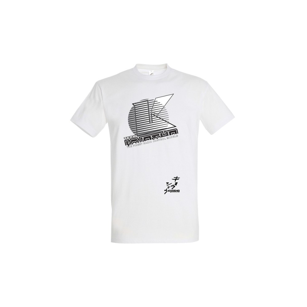 Camiseta K-Circle22 blanca tamaño XXL Kyosho K.88023XXL