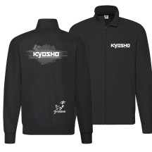 Sudadera con cremallera K23 negra tamaño S Kyosho K.88030-S