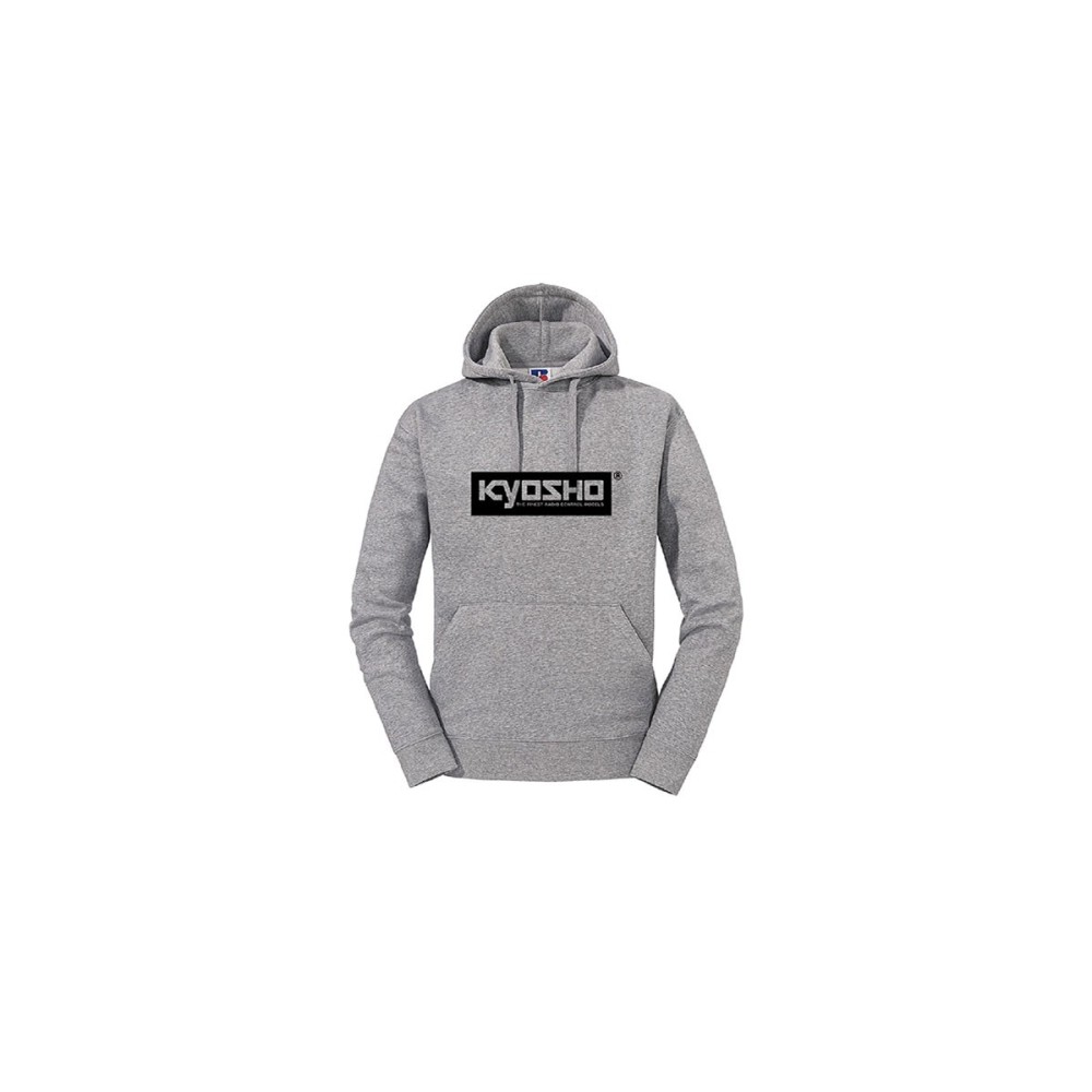 Sudadera con capucha gris K24 talla 3XL Kyosho K.88240-3XL
