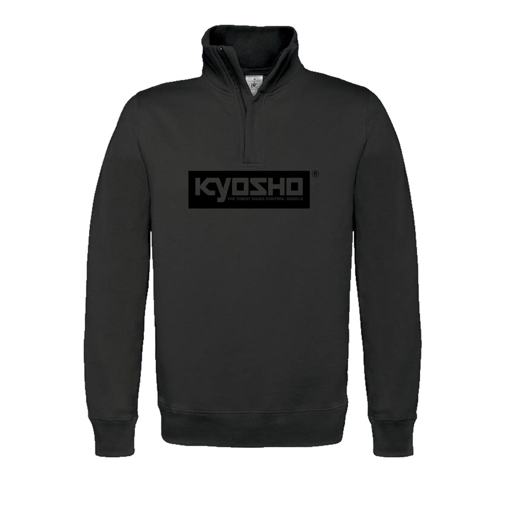 Sudadera con cremallera negra K24 talla 3XL Kyosho K.88241-3XL