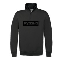 Sudadera con cremallera negra K24 talla XXL Kyosho K.88241-XXL
