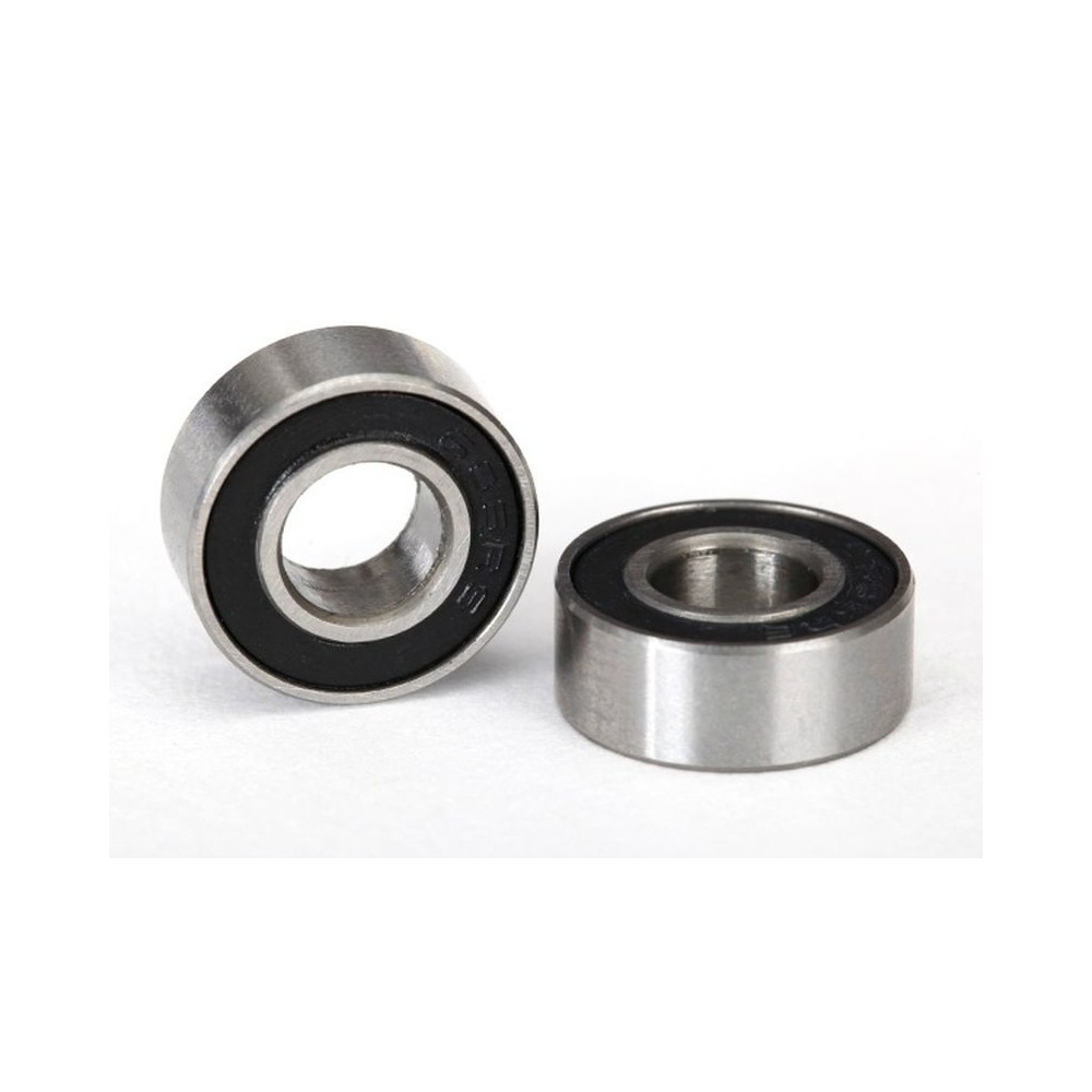 Rodamientos Traxxas con sello de goma negra 6x13x5 mm (2) TRX5180A