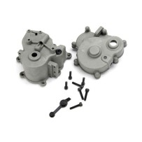 Mitades de caja de transmisión delantera y trasera con accesorios Traxxas TRX5181