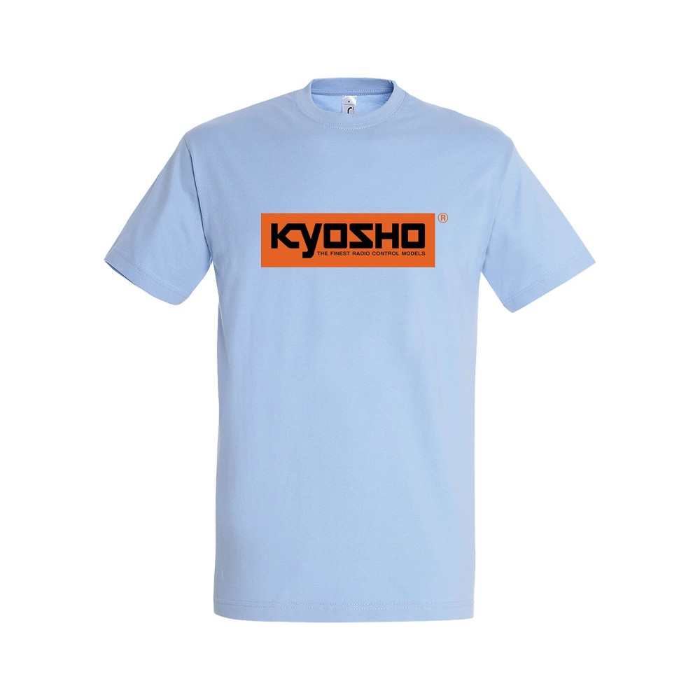 Camiseta primavera 24 azul cielo y naranja Kyosho K.88252-XXL Camiseta primavera 24 azul cielo y naranja Kyosho K.88252-XXL