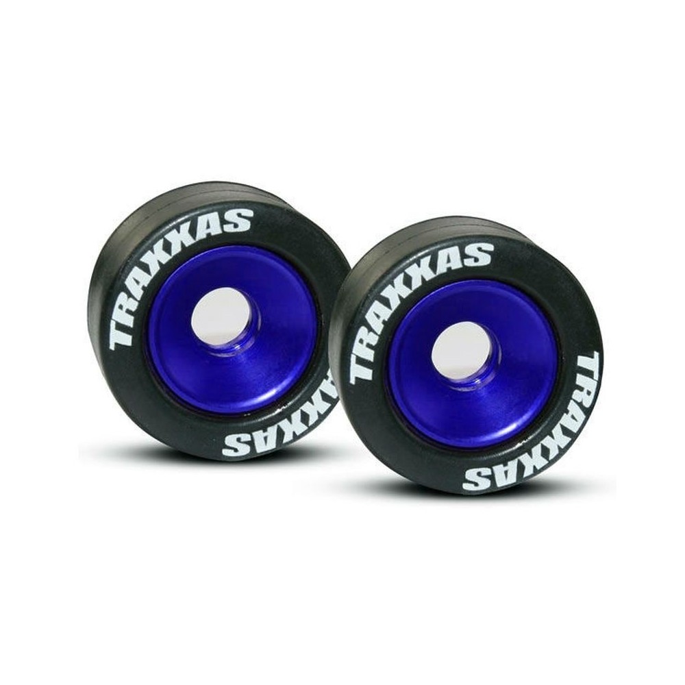 Traxxas Wheels aluminum (blue-anodized) (2) 5x8mm ball bearings (4 ) TRX5186A Traxxas Wheels aluminum (blue-anodized) (2) 5x8mm ball bearings (4 ) TRX5186A