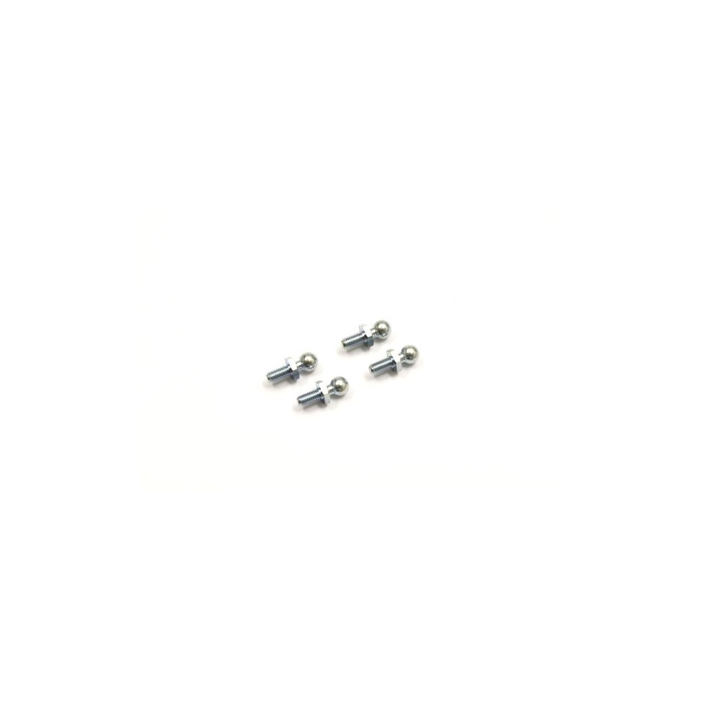 Rótulas 4.8 mm dureza media ZX5 FS2 SP-ZX7 Kyosho K.97050M