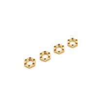 Tuercas rueda aligeradas Kyosho Fantom 4WD Ext dorado