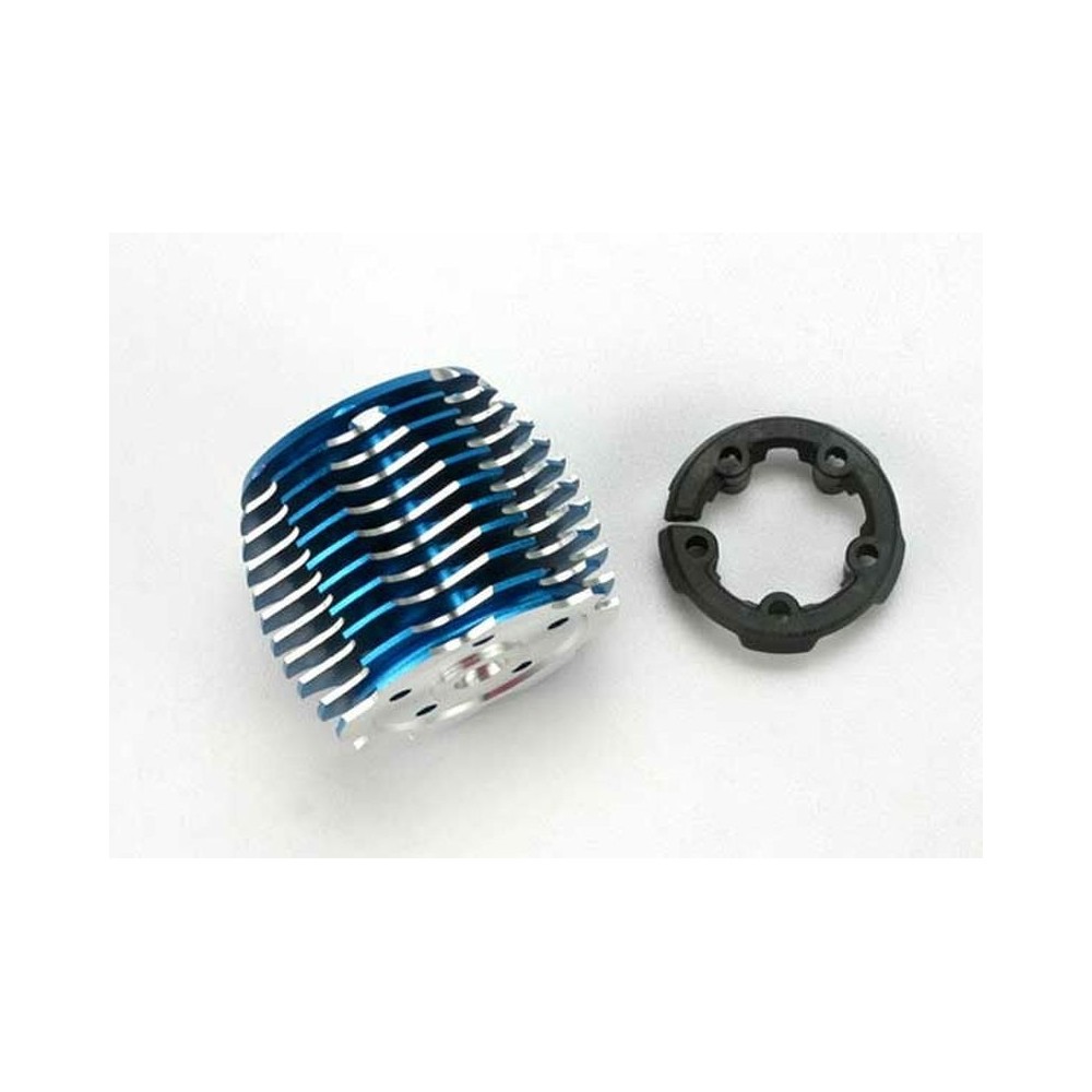 Cabeza refrigeración PowerTune aluminio azul Traxxas