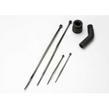 Acoplador silenciador negro deflector Traxxas TRX5245X