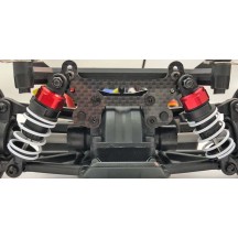 Soporte amortiguador trasero touring carbono