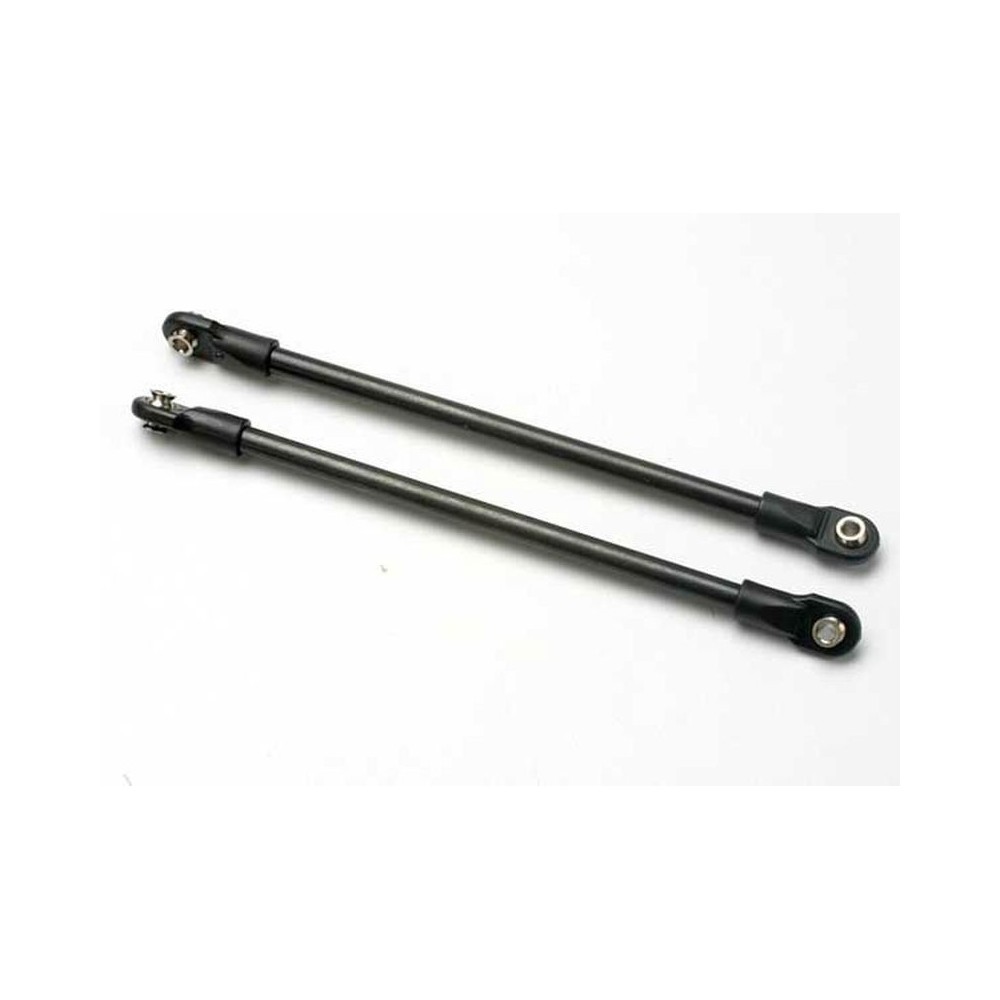 Barras de empuje de acero negras con rótulas montadas, para balancines progresivos 3 Traxxas TRX5319 Barras de empuje de acero negras con rótulas montadas, para balancines progresivos 3 Traxxas TRX5319