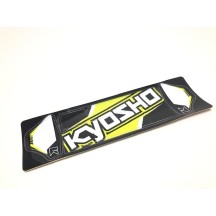 Decoración alerón Kyosho Inferno MP10 amarillo