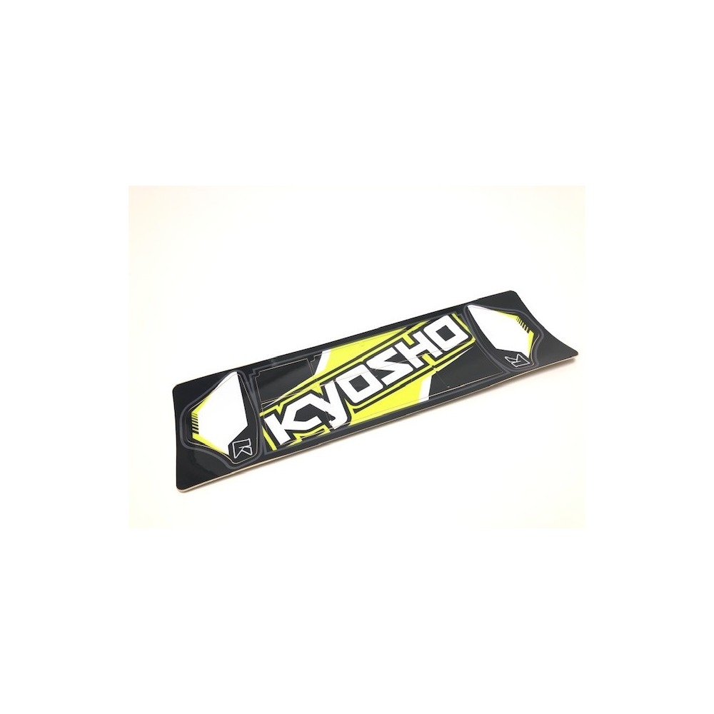 Decoración alerón Kyosho Inferno MP10 amarillo Decoración alerón Kyosho Inferno MP10 amarillo