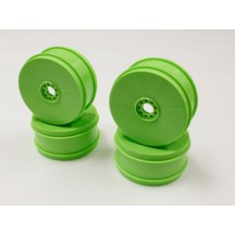Llantas Kyosho Inferno MP9-MP10 verdes 4 unidades