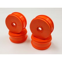 Llantas Kyosho Inferno MP9-MP10 naranjas 4 unidades
