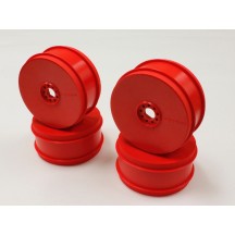 Llantas Kyosho Inferno MP9-MP10 rojas 4 unidades
