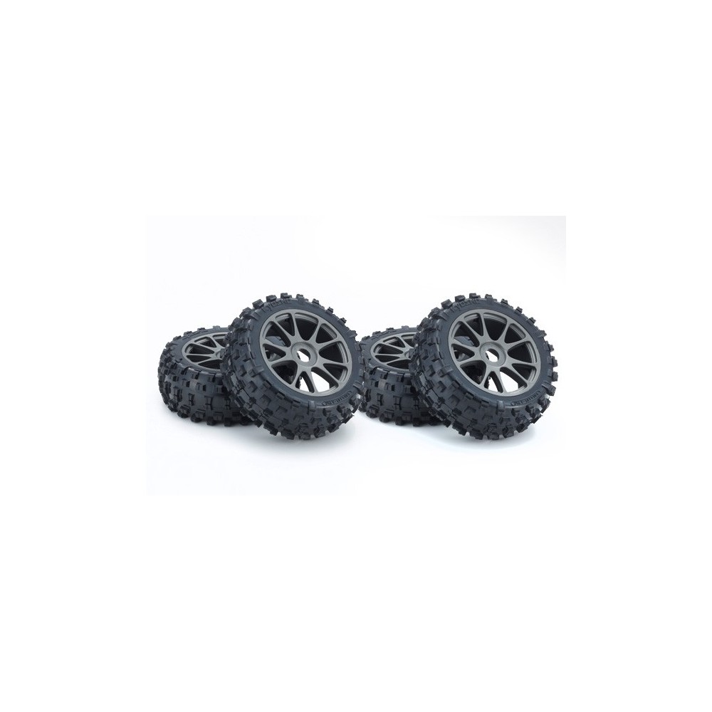 Ruedas Kyosho Inferno Neo 3.0 Readyset gris metal 4 unidades Ruedas Kyosho Inferno Neo 3.0 Readyset gris metal 4 unidades