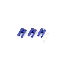 Mazas embrague 3 puntos aluminio azul Kyosho