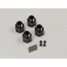 Hexágonos ruedas Inferno ST-RR gun metal Kyosho