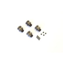 Hexágonos ruedas Inferno ST-RR gun metal anchos