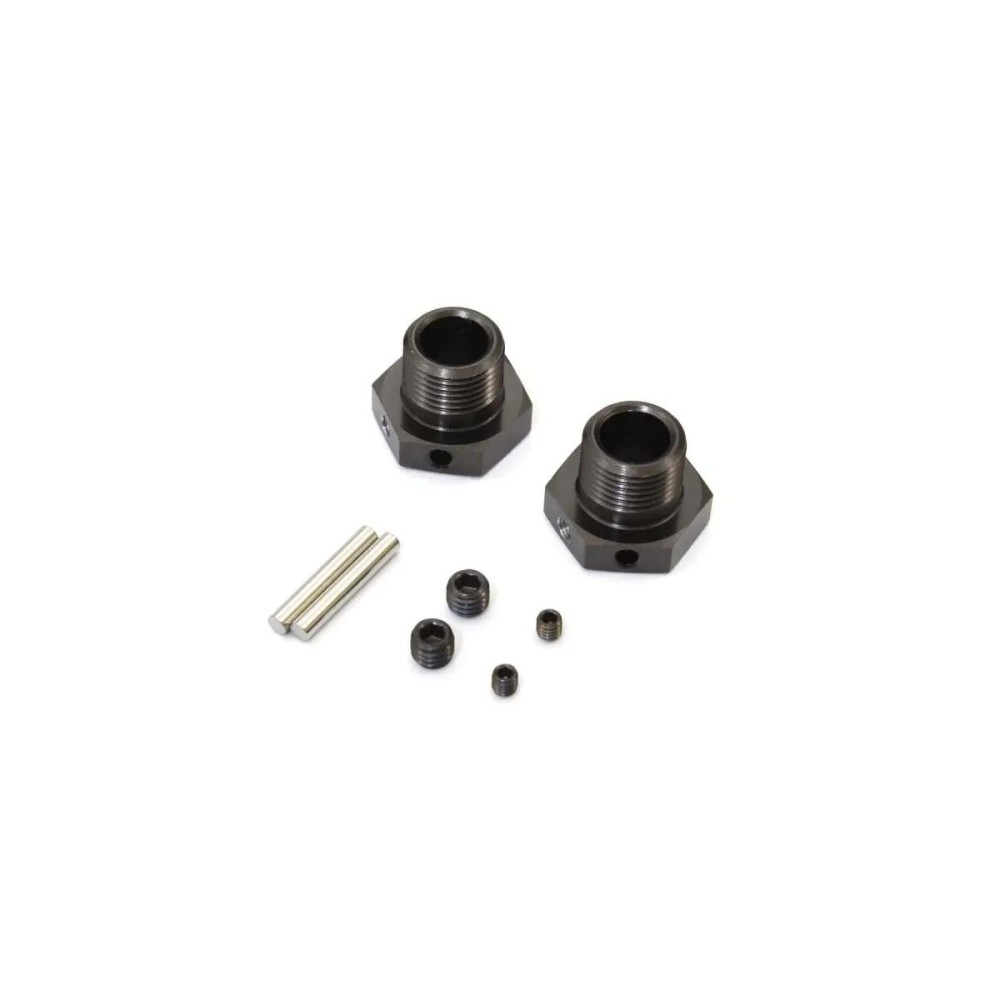Hexágonos ruedas gun metal Inferno MP9-MP10 Hexágonos ruedas gun metal Inferno MP9-MP10