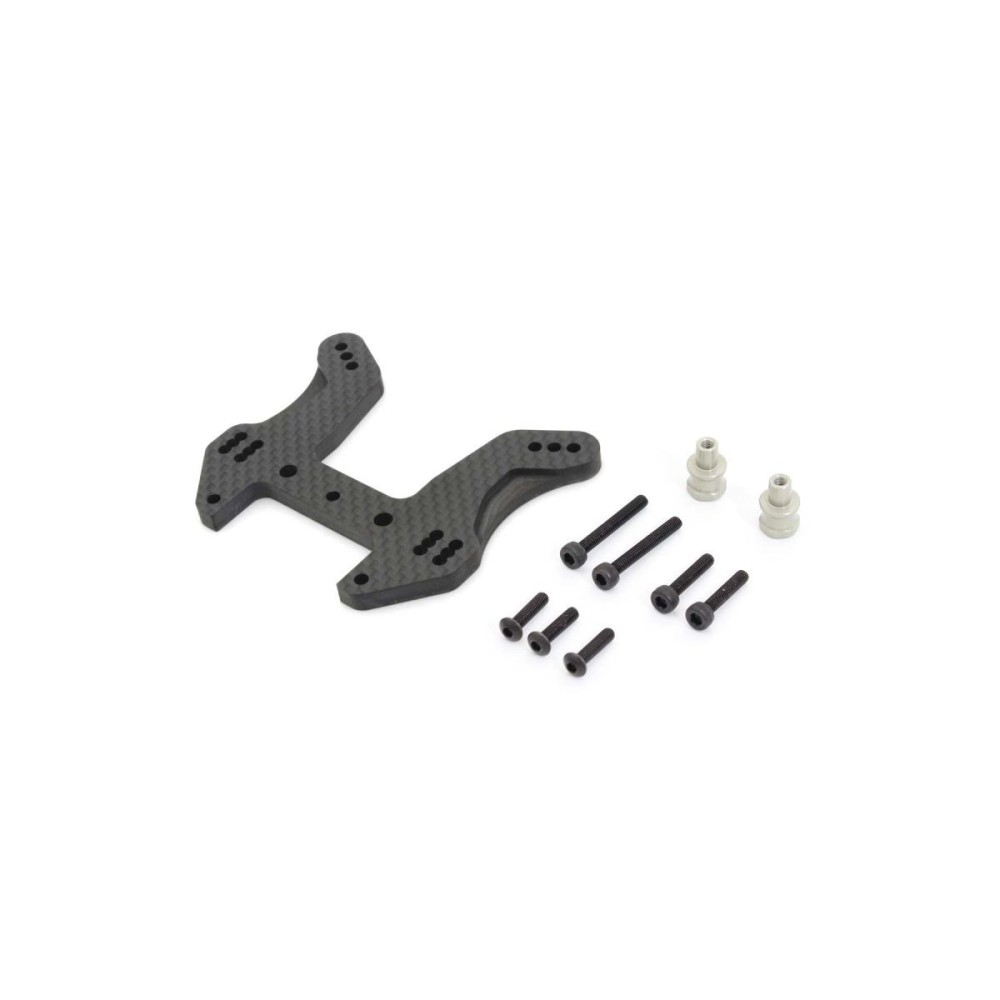 Soporte amortiguador delantero carbono 47mm