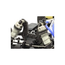 Soporte amortiguador delantero carbono 47mm