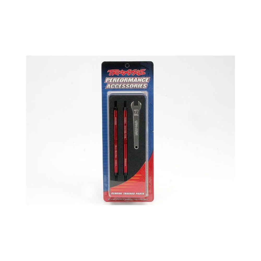 Traxxas Toe links revo (tubes red-anodized 7075-t6 aluminum strong) TRX5338R Traxxas Toe links revo (tubes red-anodized 7075-t6 aluminum strong) TRX5338R