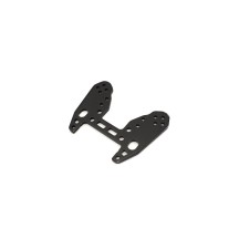 Soporte amortiguadores delantero negro ST 3.0 Kyosho K.IS121