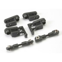 Brazos de servo de dirección largos y cortos con varilla de dirección Traxxas TRX5345R