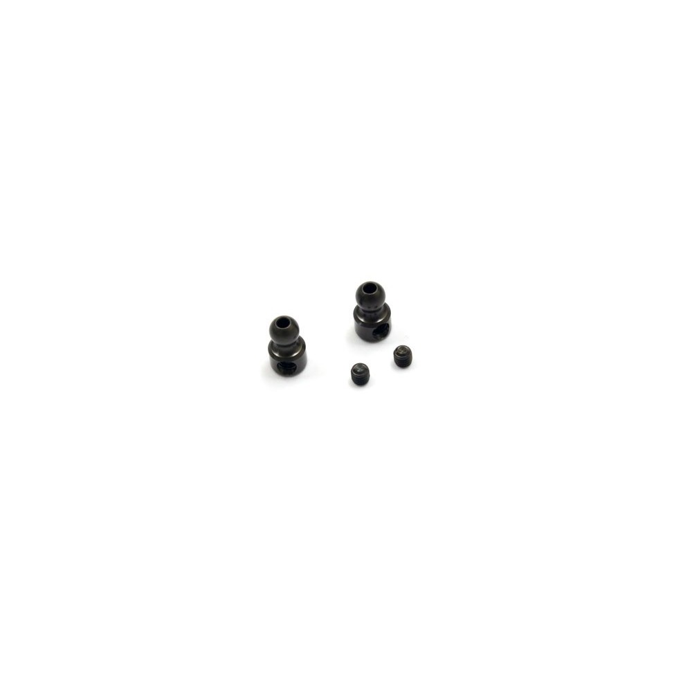Rótulas huecas gris metalizado Kyosho ZX5-ZX7 Rótulas huecas gris metalizado Kyosho ZX5-ZX7