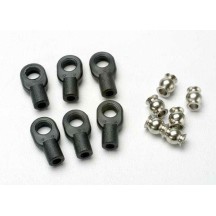 Rótulas pequeñas con bolas huecas para varillaje de dirección Revo Traxxas TRX5349