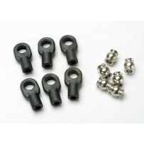 Rótulas pequeñas con bolas huecas para varillaje de dirección Revo Traxxas TRX5349