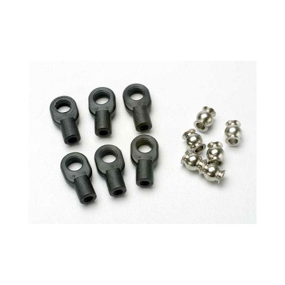 Rótulas pequeñas con bolas huecas para varillaje de dirección Revo Traxxas TRX5349