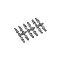 Horquillas 5.8 mm negras Lazer Kyosho