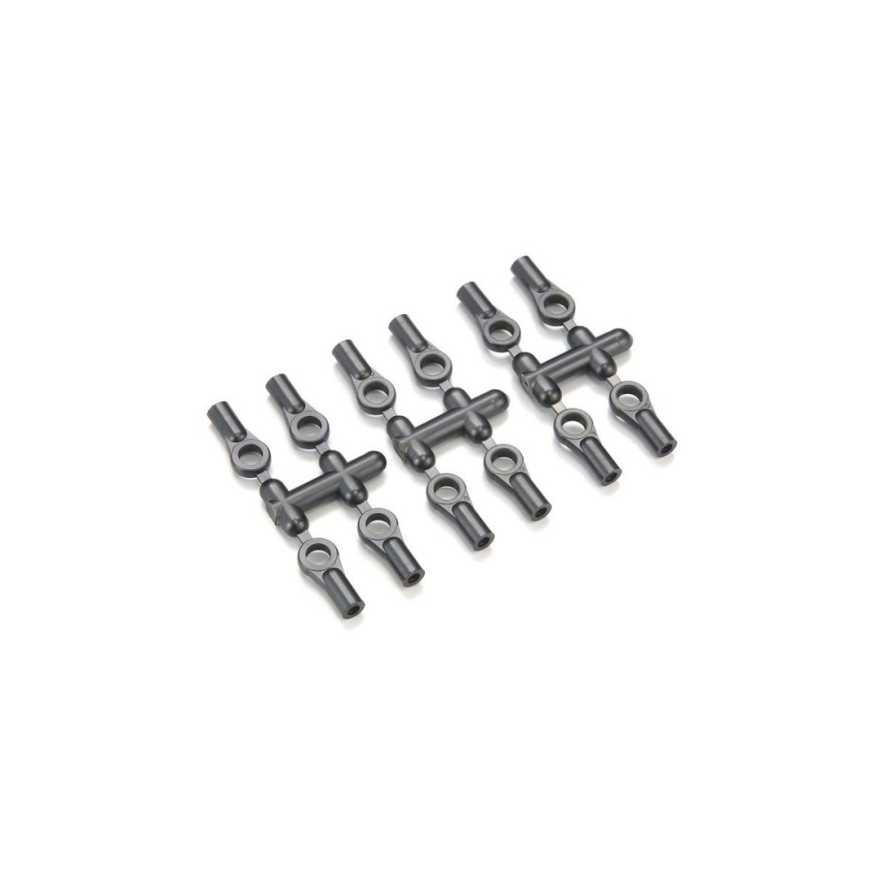 Horquillas 5.8 mm negras Lazer Kyosho