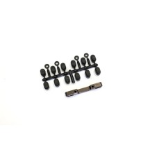 Parachoques gris metalizado Lazer ZX5-ZX7 Kyosho