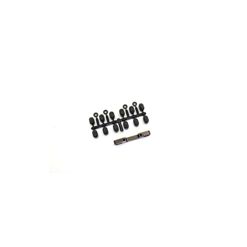 Parachoques gris metalizado Lazer ZX5-ZX7 Kyosho