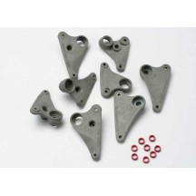 Traxxas Rocker arm set progressive-2 (90-t) spacers (red aluminum) TRX5358