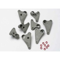 Traxxas Rocker arm set progressive-2 (90-t) spacers (red aluminum) TRX5358