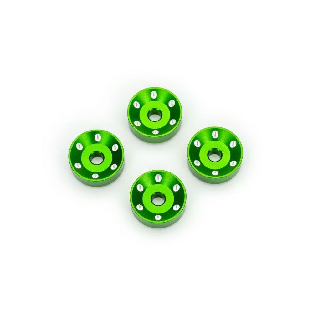 Arandelas rueda aluminio verde Traxxas TRX10257-GRN Arandelas rueda aluminio verde Traxxas TRX10257-GRN