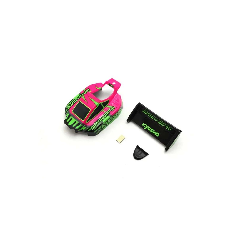 Carroceria Mini-Z Buggy Inferno MP9 TKI3 (Rosa-Verde) K.MBB03PGR Carroceria Mini-Z Buggy Inferno MP9 TKI3 (Rosa-Verde) K.MBB03PGR
