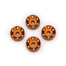 Arandelas rueda aluminio naranja Traxxas TRX10257-ORNG