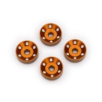 Arandelas rueda aluminio naranja Traxxas TRX10257-ORNG